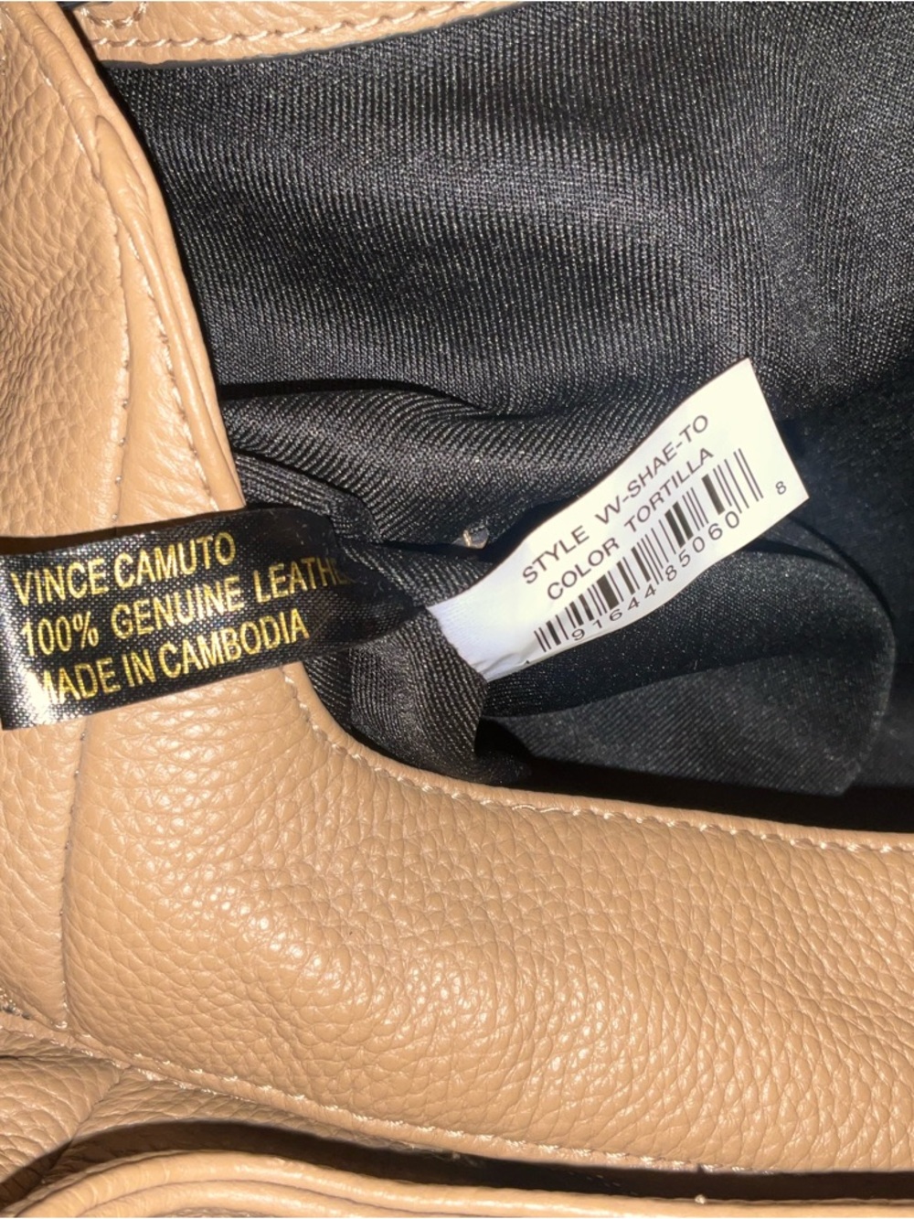 Vince Camuto Leather Shoulder Hobo Bag - Picture 15 of 15